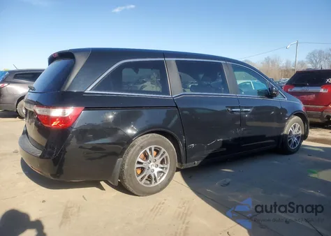 2012 Honda Odyssey Exl from USA, damaged, VIN 5FNRL5H60CB096013